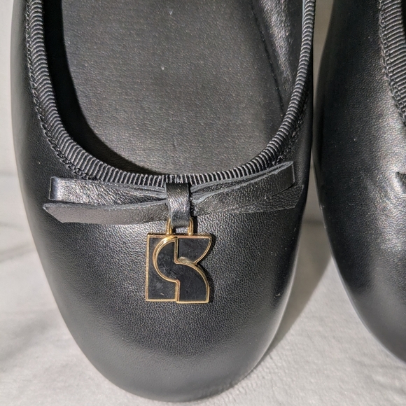 Kate Spade Dakota Charm Women's Black Ballet Flats Size 7 - Picture 6 of 8